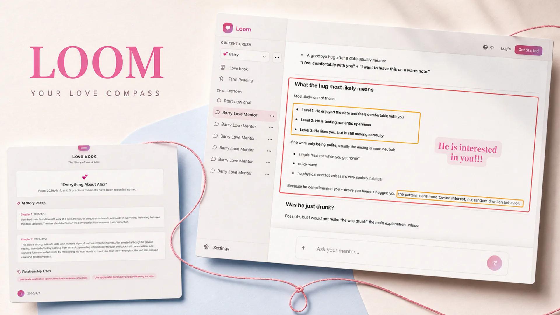 Loom relationship coaching interface project cover